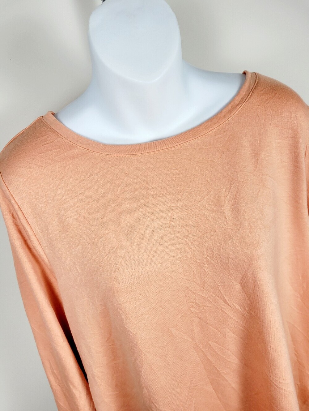 2/$20 Reitmans Orange Floral Pattern Sleeve Sweatshirt Top Size: XL - Picture 6 of 11